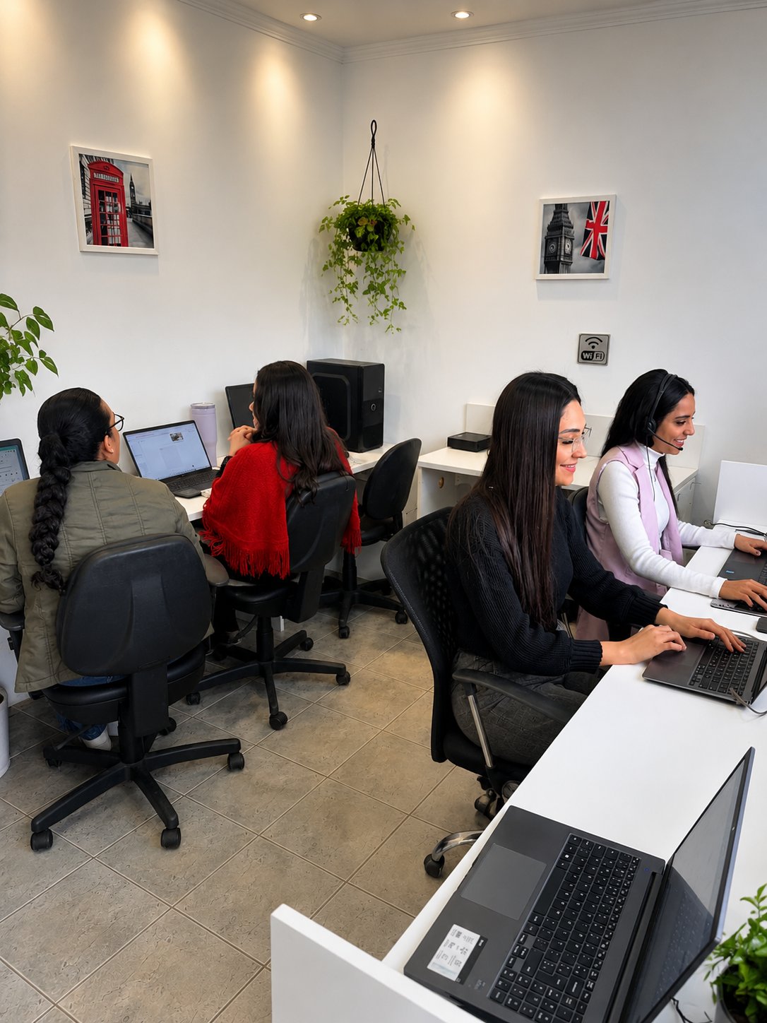 Equipe Aceleradora trabalhando
